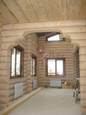 Арка в деревянном доме