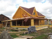 Строительство пристройки и отделки терассы к бревенчатому дому