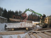 Доставка и разгрузка северной древесины для рубки сруба дома