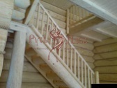 Лестница из сосны ручной работы