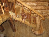Дубовая лестница ручной работы